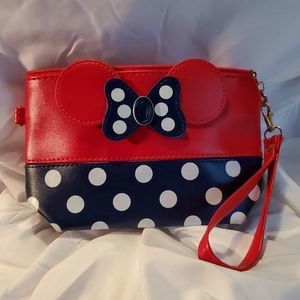 NEW Red and Navy Blue Mouse Ears Clutch